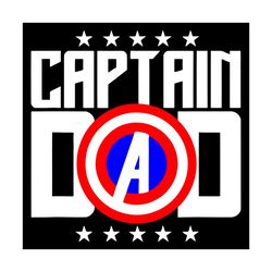 Captain Dad Svg, Trending Svg, Captain America Svg, Dad Svg, Super Heros Svg, Adventure Svg Svg, Super Dad Svg, Daddy Sv