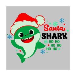 Santa Shark Svg, Christmas Svg, Santa Shark Svg, Cute Shark Svg, Shark Christmas Svg, Christmas 2020 Svg, Santa Shark Gi