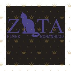 Zeta finer womanhood, Zeta svg, 1920 zeta phi beta, Zeta Phi beta svg