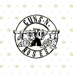 Vintage 1990s Gun N Roses Logo Svg, Trending Svg, Guns N Rose Svg, Guns And Roses Svg, Guns Svg, Guns Logo Svg, Roses Sv
