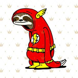 Sloth Superhero svg,svg,Flash svg, Superhero Svg, Flash Sloth Svg,svg cricut, silhouette svg files, cricut svg, silhouet