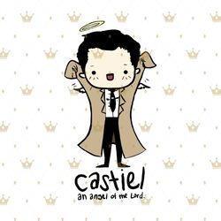 An Angel of The Lord Castiel Svg,Supernatural Quote Svg, Super Natural Fandom Jewelry Svg,Supernatural pin,Supernatural