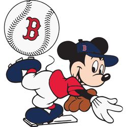 Red Sox Mickey Svg, Sport Svg, Boston Red Sox Svg, MLB Sport Svg, MLB Svg, Mickey Svg, Red Sox Logo Svg, MLB Red Sox Svg