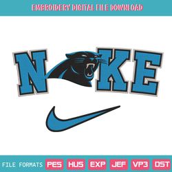 Nike Logo Swoosh Carolina Panthers Embroidery Design Download