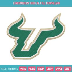South Florida Bulls NCAA Embroidery Design File