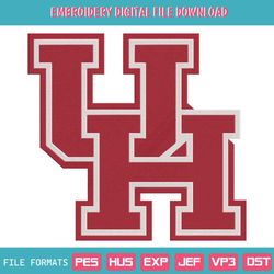 Houston Cougars NCAA Embroidery Design File