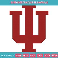 Indiana Hoosiers NCAA Embroidery Design File