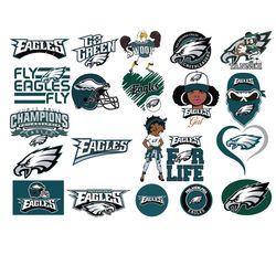 Philadelphia Eagles Bundle Svg, Sport Svg, Philadelphia Eagles Svg, Eagles Logo Svg, Football Logo Svg, Eagles Girl Svg,