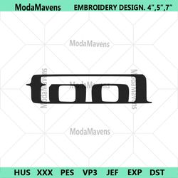 Tool Logo Rock Band Embroidery Design Download File