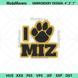 NCAA Missouri Tigers Design, Missouri Tigers Logo Embroidery Design