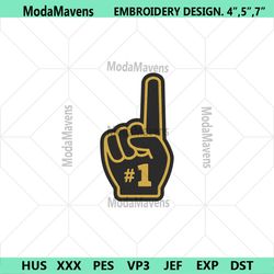 Missouri Tigers Finger Football Logo Embroidery, Missouri Tigers Design File