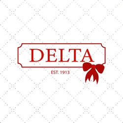 Delta est 1913 svg, Sigma Theta Sorority SVG, sorority svg