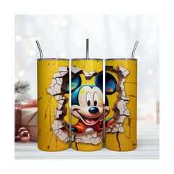 Mickey In The Hole Tumbler 20oz Wrap Digital File Download Png Mickey Mouse Tumbler Wrap 20oz