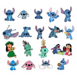 Lilo And Stitch Bundle Svg, Trending Svg, Lilo Svg, Stitch Svg, Disney Svg, Disney Cartoon Svg, Stitch Bundle Svg, Lilo
