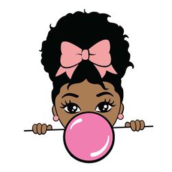 Peekaboo Girl Svg, Trending Svg, Black Girl Svg, African American Kids, Girl With Balloon, African American Svg, Cute Gi