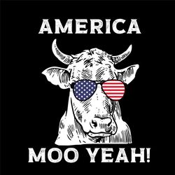 America Moo Yeah Svg, Fortnite Svg, America Moo Svg, Moo Yeah Svg, 4th Of July Svg, Independence Day Svg, USA Flag Glass