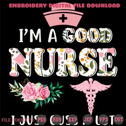 Im A Good Nurse I Just Cuss A Lot Svg, Trending Svg, RN Svg, Nurse Svg, Good Nurse Svg, Nursing Svg, Nurse Life Svg, Nur