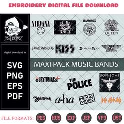 Maxi Pack Music Bands Svg, Trending Svg, Music Svg, Music Bands Svg, Huge Pack Svg, Music Bundle Svg, Music Lovers Svg,