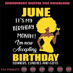 June Is My Birthday Month Svg, Birthday Svg, June Birthday Svg, June Svg, Born In June Svg, June Girl Svg, Birthday Mont