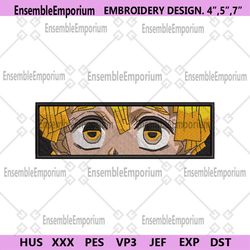 Zenitsu Box Eyes Embroidery Design Download File