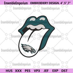 Rolling Stone Logo Philadelphia Eagles Embroidery Design Download File