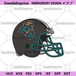 Coastal Carolina Chanticleers Helmet Embroidery Design File