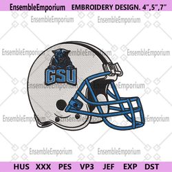 Georgia State Panthers Helmet Machine Embroidery File