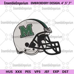 Marshall Thundering Herd Helmet Machine Embroidery File