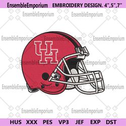 Houston Cougars Helmet Embroidery Design Download File