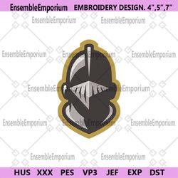 Army Black Knights Head Embroidery Files, NCAA Embroidery Files, Army Black Knights File