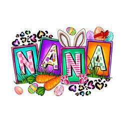 Vintage Nana Leopard Png File Nana Eastes Day Png Digital Download