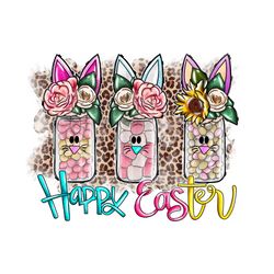 Happy Easters Candy Glass Rabbit Png Bunny Png File