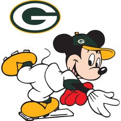 Packers And Mickey Svg, Sport Svg, Green Bay Packers, Packers Logo Svg, Packers Team Svg, Packers Lovers Svg, Mickey Svg