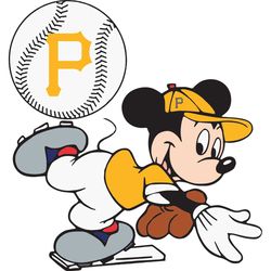 Pittsburgh Pirates And Mickey Svg, Sport Svg, Pittsburgh Pirates Svg, Pittsburgh Pirates Baseball, Mickey Svg, Mickey Sp