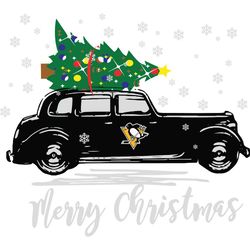 Christmas With Pittsburgh Penguins Svg, Sport Svg, Christmas Svg, Pittsburgh Penguins Svg, NHL Sport Svg, Pittsburgh Pen
