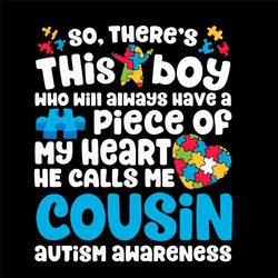 Cousin Autism Awareness Svg, Awareness Svg, Autism Awareness Svg, Autism Svg, Cousin Autism Svg, Cousin Svg, Dad Of Aut