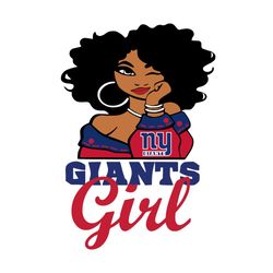 New York Giant Girl Svg, Sport Svg, Giant Girl Svg, NFL Lovers Svg, Giants Girl Logo Svg, NFL Girl Svg, NFL Logo Svg, N