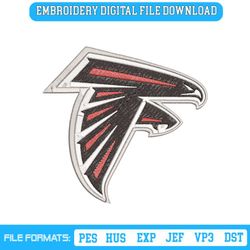 Atlanta Falcons Logo NFL Embroidery Design Download