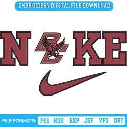 Boston College Eagles Nike Logo Embroidery Design Download