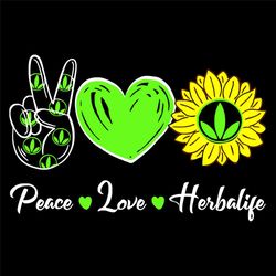 Peace Love Herbalife Svg, Trending Svg, Peace Svg, Love Svg, Herbalife Svg, Heart Svg, Sunflower Svg, Hands Svg, Herbali
