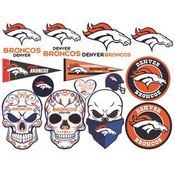 Denver Broncos Bundle Logo Svg, Sport Svg, Denver Broncos Svg, Bundle Logo Svg, Denver Broncos Logo , NFL Football Svg,