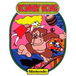 Nintendo Donkey Kong Svg, Trending Svg, Nintendo Svg, Donkey Kong Svg, Mario Retro Svg, Donkey Kong Country, Tropical Fr