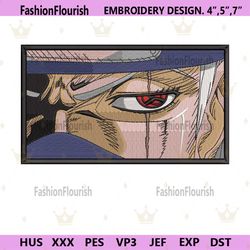 KAKASHI Sharingan Embroidery Instant Download Naruto Anime Embroidery File