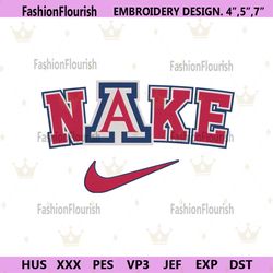 Arizona Wildcats Nike Logo Embroidery Design Download File