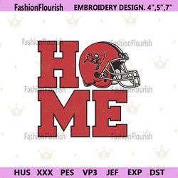 Tampa Bay Buccaneers Home Helmet Embroidery Design Download File