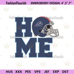 Tennessee Titans Home Helmet Embroidery Design Download File