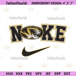 Missouri Tigers Nike Logo Embroidery Design Download File