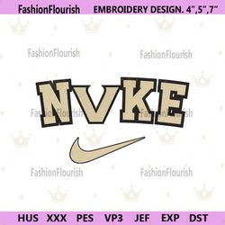 Vanderbilt Commodores Nike Logo Embroidery Design Download File