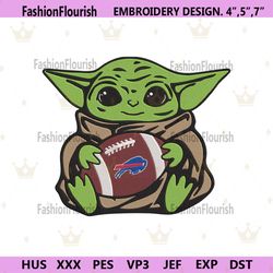 Detroit Lions Baby Yoda Football Embroidery Design File Download