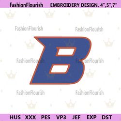 Boise State Broncos Logo Embroidery Design, Boise State Broncos Symbol Embroidery Files